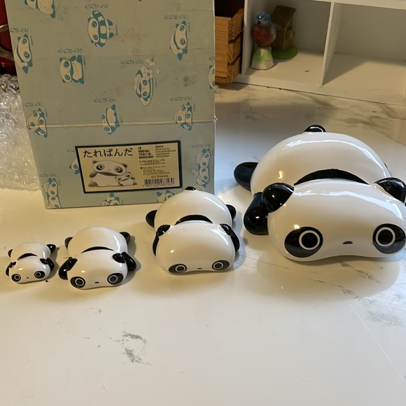 San-x Other - Vintage Tarepanda Coin Bank Piggy SAN-X Japan 1999 ASIS